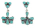 Genuine Sterling Silver Southwestern Turquoise Earrings BW62568